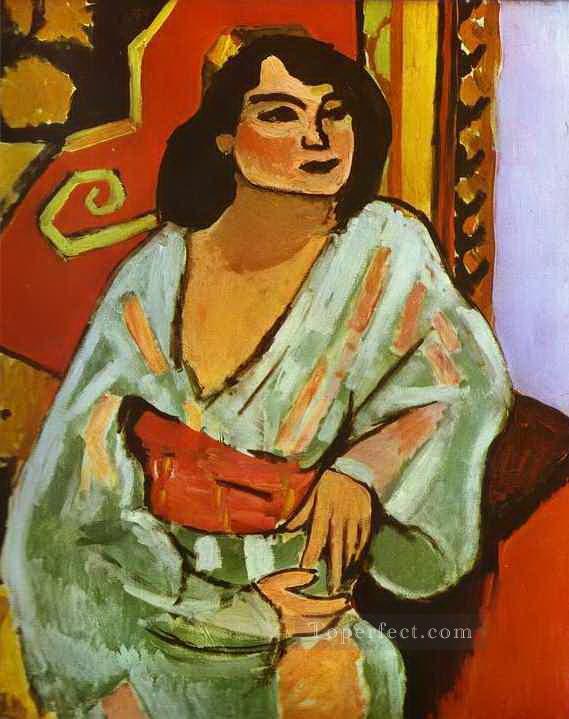 アルジェリアの女性の抽象的なフォービズム アンリ・マティス油絵